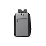 JINGYAN Mochila para hombre Three-piece Double Backpack Computer Leisure Travel Bag Male And Female High School Student(Grijs)