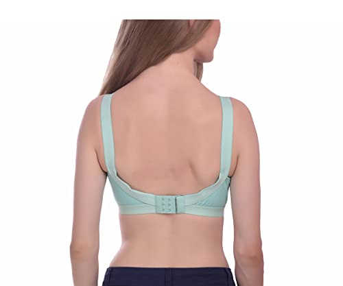 Image of Viral Girl Women's Wire-Free Cotton Hosiery Bra | Non-Padded, Full Coverage, Adjustable Straps | Soft Comfortable Innerwear with Hook & Eye Closure for Everyday Use