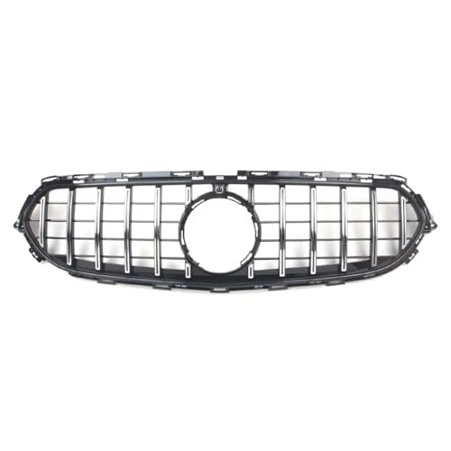 車のークグリルフォワード Compatible With For E-Class For W213 2021 2022 2023 フロントバンパー レーシンググリル エアインテークグリル ラジエーター ダイヤモンドスタイル クロームブラック(Style A