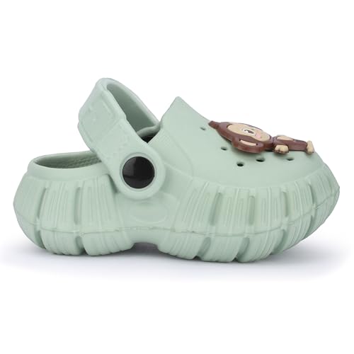 Image of GLJ Little Wonders Kids Clogs, Water Shoes for Girls and Boys, Penguin Design, Toddler Sizes