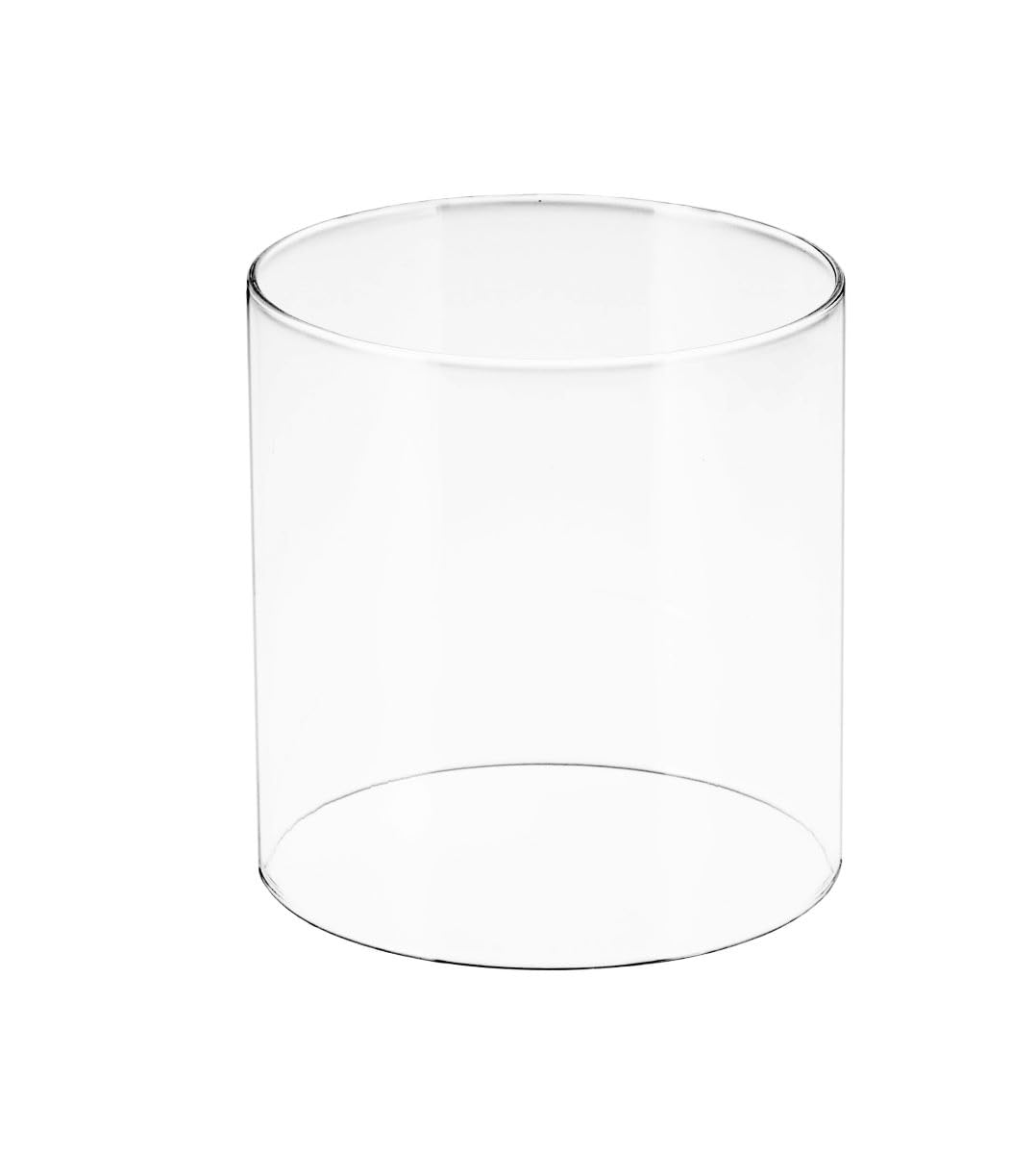 American Mantle Clear Straight Lantern Globe: CLG8500 (Replacement for CLMN R690B048C) - 4.92"x4.92"x5.31"