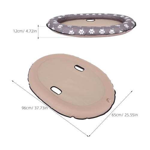 Support stable et bouée gonflable pour chien avec PVC résistant - 8