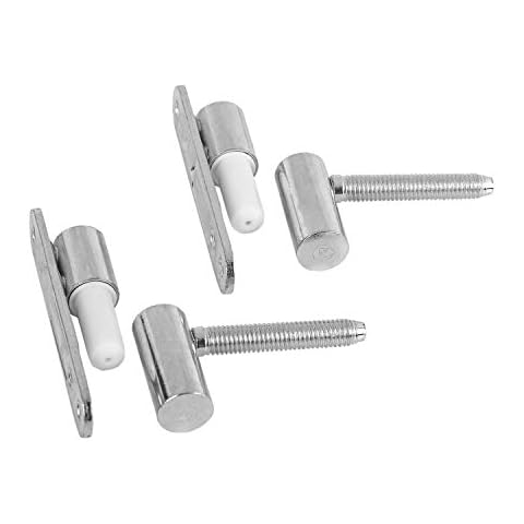 GedoTec Renovating bands Screw-on bands Door hinges 15 x 83 mm to the screw/Drill - 2 Pcs - galvanized Cover