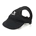 Baseballkappe für Haustiere, winddicht, für Reisen, Sport, Sonnenhüte für Welpen, große Hunde (Schwarz, S)