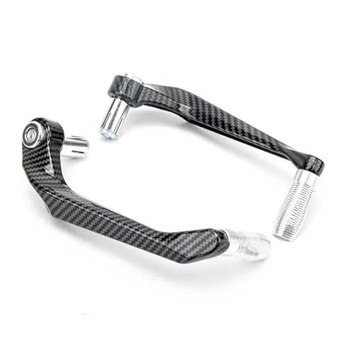 BHYYDS Für Y&AMAHA FZ6 Fazer Motorrad-Handprotektoren Motorrad Handschutz(Silber)