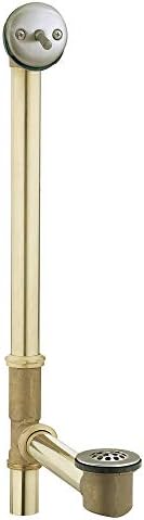 MOEN 90480BN Collection Trip Lever Bath Waste for Whirlpool Tubs, Brushed Nickel, 2.75