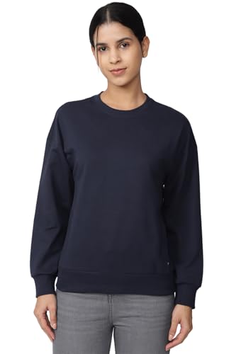 Image of Van Heusen Cotton Women Round Neck Sweatshirt