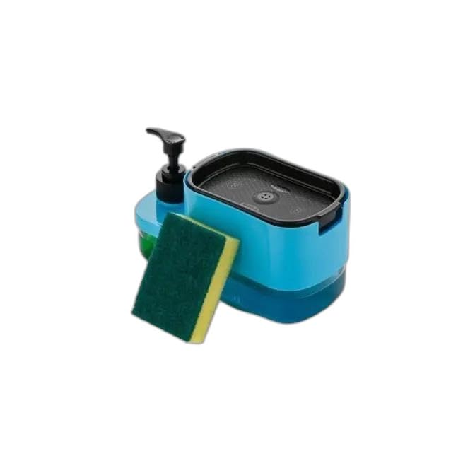 Soap Dispenser/Soap Pump Dispenser and Sponge Holder 2 in 1 Shop Dispencer,Womens First Choice Shop DISPENCER(Pack of 1)|Type -772 for Home and Kitchen