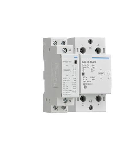 Contacteur ca modulaire silencieux NCH8-20 pour commander vos appareils énergivores