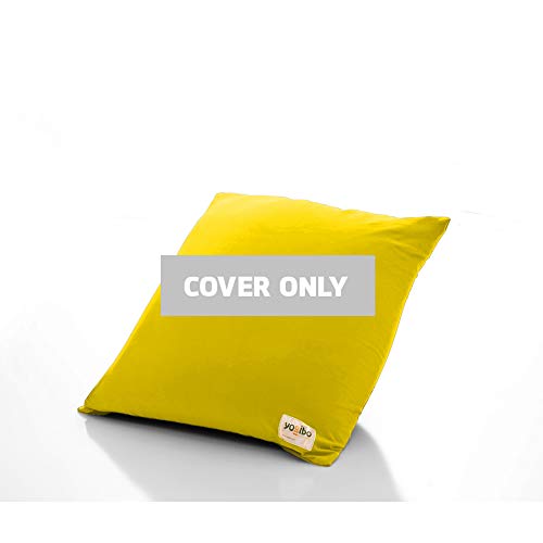 Yogibo Mini Bean Bag Replacement Cover, Removable, Washable, Yellow