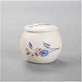  BPIlot Urne Decorative Ceneri Commemorative umane per Adulti per cremazione, Mini vasche di cremazione per Animali Domestici Cofanetto cinerario Barattoli sigillati a Prova d\'umidità in Ceramica f