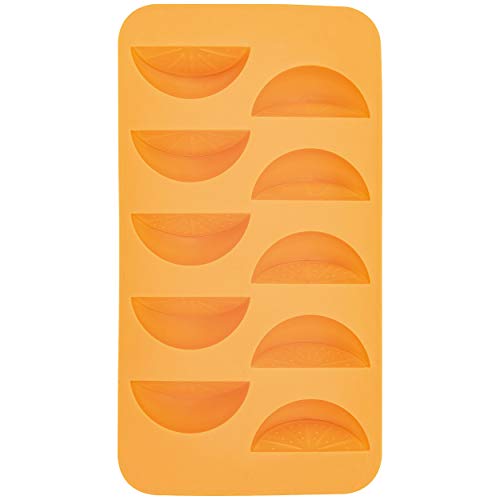 Orange Slices Ice Cube Tray - Fairly Odd Novelties - Fun Fruit Shaped Food Molding Gift #TOP2