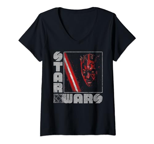 T-shirt Star Wars col V femme idéal pour look urbain ou soirée geek