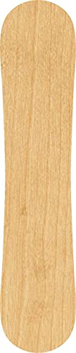 Snowboard Laser Cut Out Wood Shape Craft Supply Thickness: 1/8 Inch Size:3