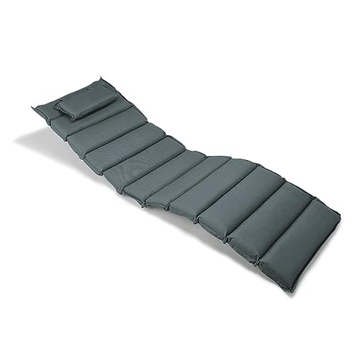 Nexos Divero Liegenauflage – Auflage gesteppt Polster für Sonnenliege...