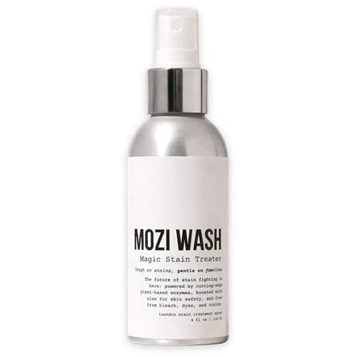 Mozi Wash Magic Stain Treater Spray, Enzyme Powered Laundry Pre-Treatment