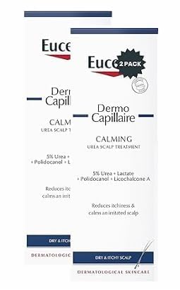 Dermo Capillaire Calming Urea Scalp Treatment 100ml Intensive After Shower Leave-In Hair Serum Hydrating and Soothing Scalp Serum (Pack of 2)