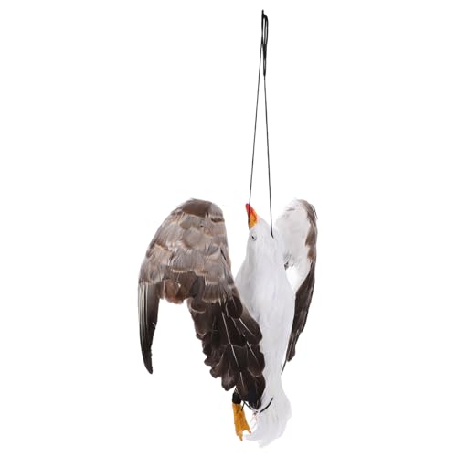 Mouette simulée résistante en matériau plastique pour ornement durable - 2