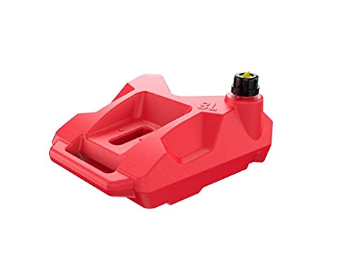 HAKUBA Bidon de rechange rouge 8,35 l pour Polaris Scrambler GKACANFR.SCR.RED Bidon de réserve de rechange pour quad ATV Cover