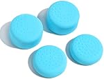 DLseego Poignées de pouce conçues pour le commutateur Nintendo 2 2025, Silicone Soft Joycon Contrôleur analogique Protection antidérapante 4PCS Bouton Joy Con Bonnets de joystick, Design ergonomique, Deux tailles - bleu