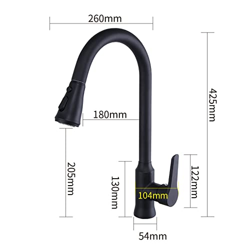 Robinet de cuisine monotrou eau chaude froide pour évier moderne