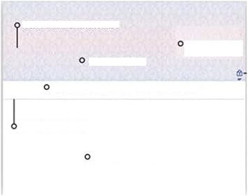 EGP Blank Laser Check Stock - 3 2/3" Bottom Checks With Vouchers, 2500 Sheets, High Security