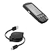 BoxWave Cable Compatible with ScanSKU Android Barcode Scanner Rugged M Series (1D) - miniSync - USB-A to USB Type-C, Retractable Cable - USB-A to USB Type-C