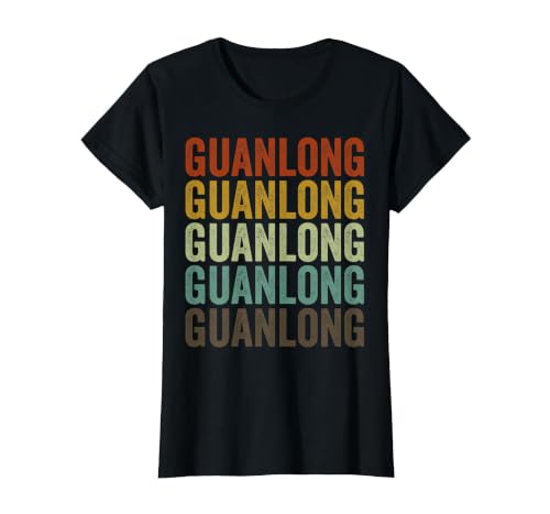 Guanlong Dinosaur Retro T-Shirt, Women, Black, Small