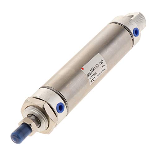 Preisvergleich Produktbild Pneumatik Luftzylinder Pneumatikzylinder Druckluftzylinder mit Doppeltwirkendem, aus Edelstahl - MA40x100