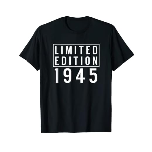 77 Edición limitada de regalo de cumpleaños 1945 Camiseta