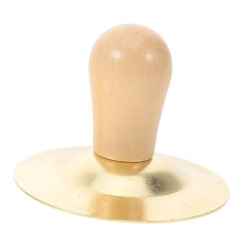 Yardwe 1 Pair Finger Cymbals for Musical Instruments for Music Learning for Dance Stage Performances Entertainment Sturdy Structure for Use
