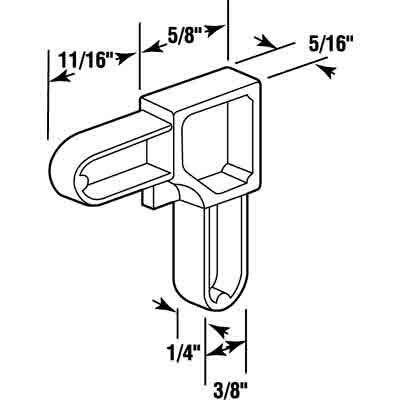 White Mobile Home Screen Frame Corners 20/Pk #TOP3