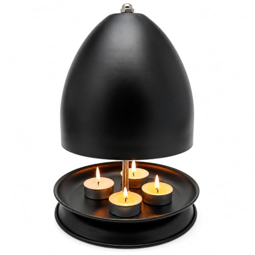 Teelichtofen Teelichtheizung Metall - Heizung Kerzenofen - Doppelwandig Teelichtheizer - Schnelle Raumheizung Kerzenheizung Innennutzung - Für Schlafzimmer Wohnzimmer Hauswarming Geschenk