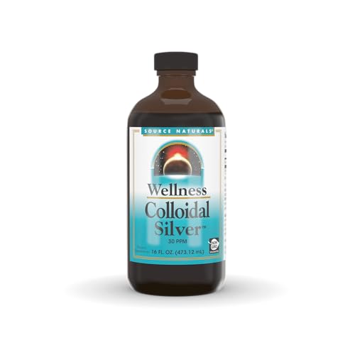 Source Naturals Wellness Colloidal Silver 30 ppm, Supports Physical Well Being* - 16 Fluid oz Source Naturals Wellness Colloidal Silver 30 ppm, Supports Physical Well Being* - 16 Fluid oz