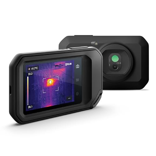 FLIR C3-X Compact Thermal Imaging Camera with Wifi: High Resolution Infrared Imager for Inspection,...
