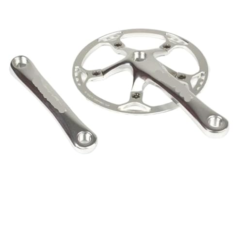 ���]�ԃN�����N�Z�b�g�����V���O���`�F�[���z�C�[���N�����N 45T 47T 53T 56T 58T BCD 130mm�A�܂肽���ݎ��]�ԕ��i�ƌ݊�������(47T SLIVER)