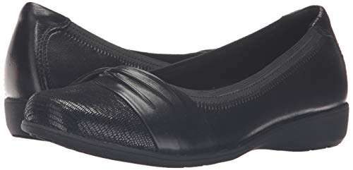 Aravon Women's Andrea-Ar Ballet Flat,Black,8.5 2A Us #TOP6
