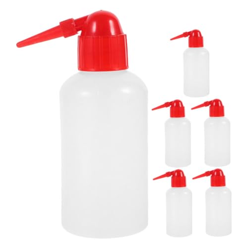Cabilock - Cabilock 6 pièces Lot de Flacons de Lavage Plastique à Presser avec Bec Incliné Gradué Bouteille de Dilution pour Laboratoire Arrosage Précis Plantes et Nettoyage Spécifique