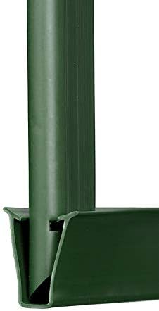 Made in America - Viper Channel Bottom Locking Track for Chain Link Fence Slats (Green)