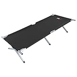 Redneck Convent RC Portable Camping Cot Adult Folding Bed - Black 6.2ft Backpacking Tent Cots...
