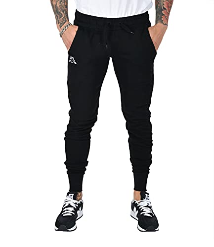 Kappa THEEK KORPORATE WO Pantalones, Unisex Adulto, Negro, XL