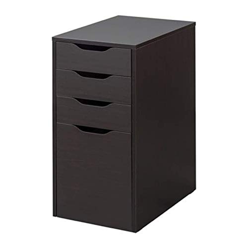 IKEA Alex Drawer Unit Drop File Storage Black-Brown 903.730.38 Si...