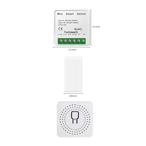 ZigBee Wireless Receiver - Wall Switch Light Switch with Receiver - 30 m Range, Schalter - Image 4