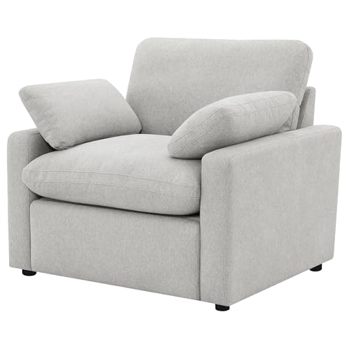 Sillón Power Recliner Gris con Detalles Acolchados miniatura 6