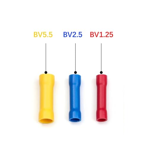 Terminal de engarce de cable aislado BV y alicates HS-40J para conector a tope 3