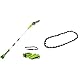 Greenworks Akku Hochentaster,20 cm Blattlänge, 8 m/s Kettengeschwindigkeit 40V 2Ah Akku & Ladegerät + Greenworks 20cm Sägekette