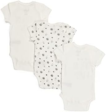 Rae Dunn baby by Magenta 3 Pack Onesies (0-3 Months, Cute as a Daisy/Watch me Grow)