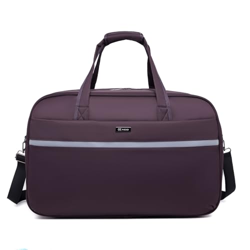 A C O Mala de Viagem Duffle Bag, Nylon, Grande, 55 Litros, com Alça de Ombro Ajustável, Zíper Duplo, Unissex 50X25X35CM ANAC