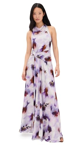 alc purple maxi dress A.L.C. Moira Pleated Maxi Dress | Purple | Size 6