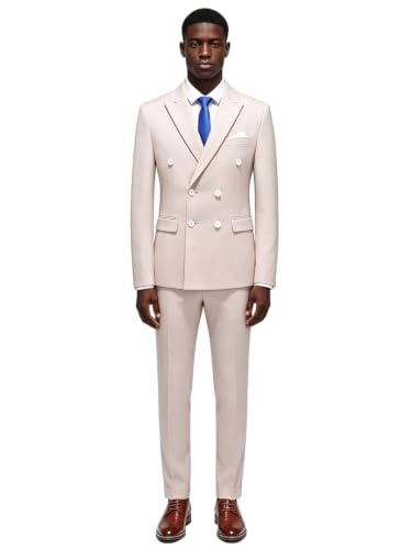 Costume de mariage homme slim coupe ajustée ensemble veste pantalon